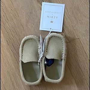 Janie and Jack suede baby loafers